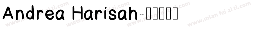 Andrea Harisah字体转换